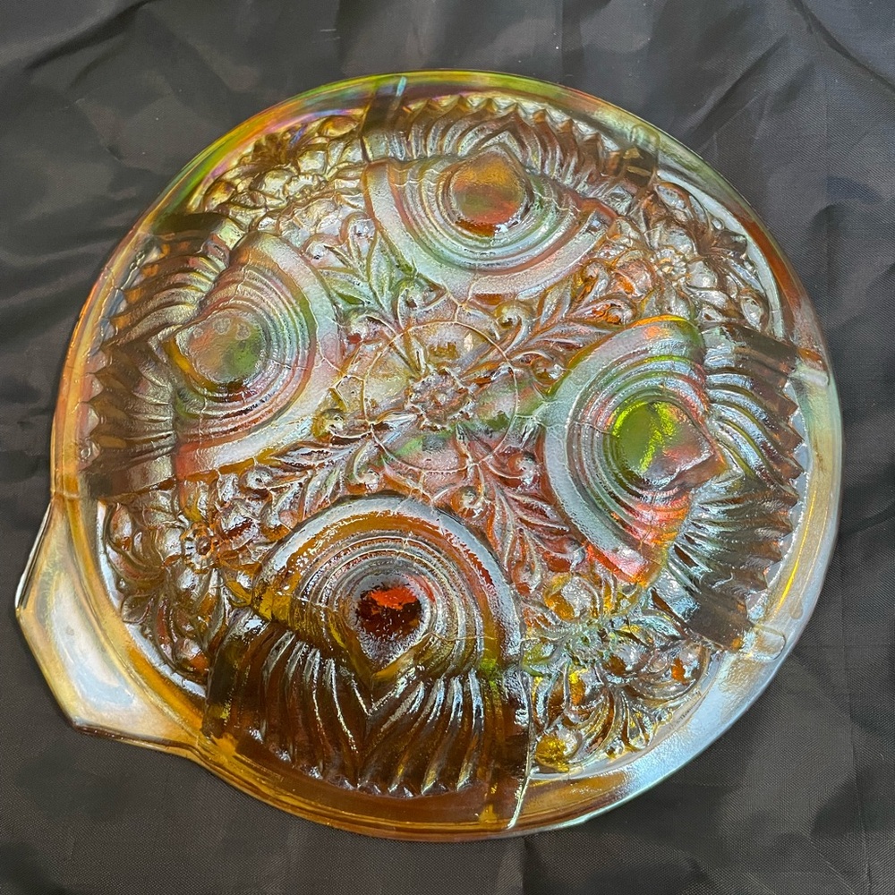 Iridescent Glass Art Plate - Picture 3 of 6